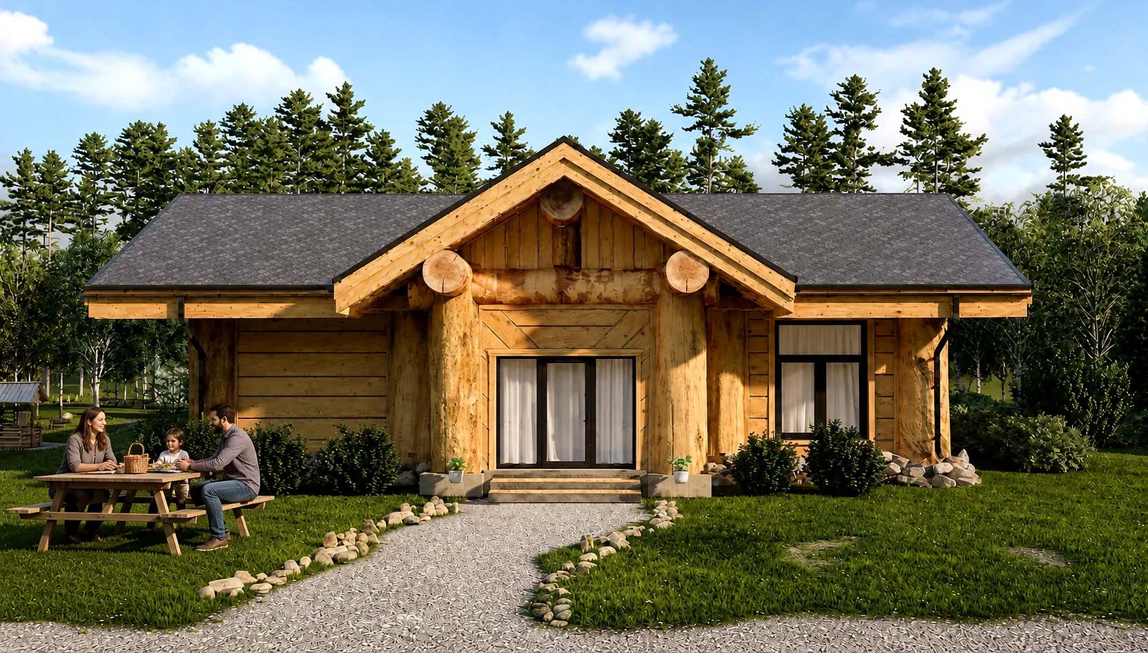 Дом из Кело в Карелии